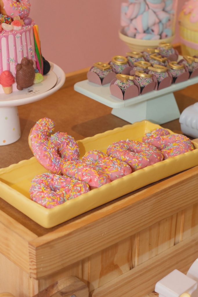 donuts formato de letra