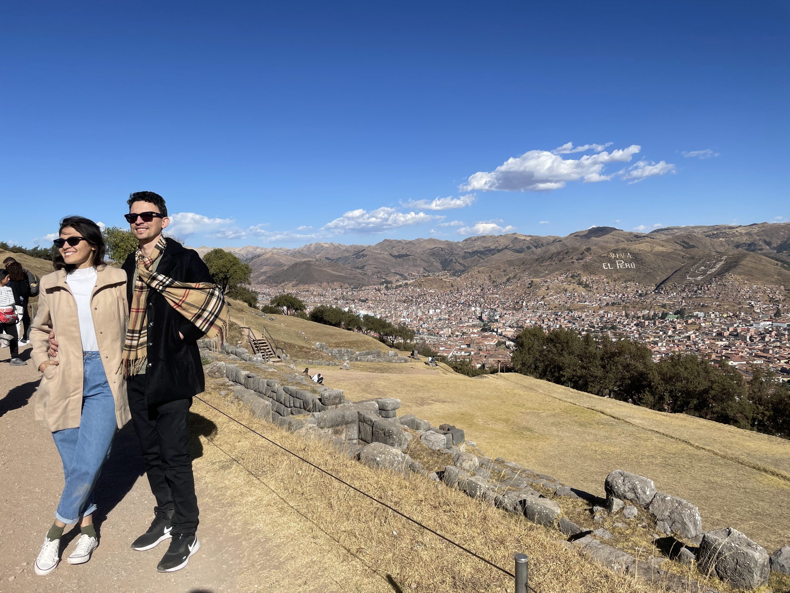 Sacsayhuaman , com Cusco ao fundo